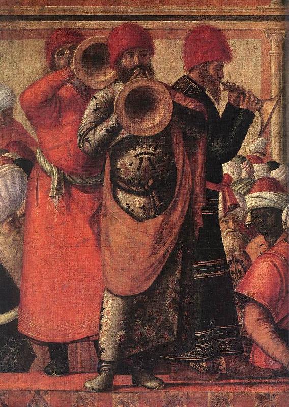 CARPACCIO, Vittore The Baptism of the Selenites (detail) ds